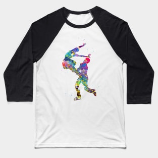 Couple Figure Skating Baseball T-Shirt